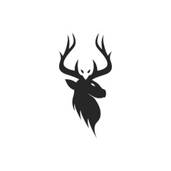 Fototapeta premium Deer minimalist logo design