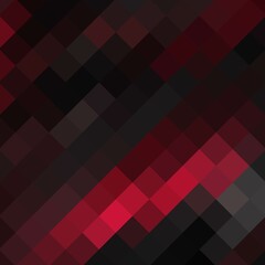 Blooming pixel template. Black and red pixel background. Vector illustration for your graphic design.Vector illustration for your graphic design. eps 10