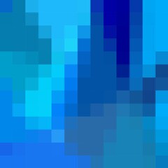 Blue pixel background. Geometric background. Banner. Sample. eps 10