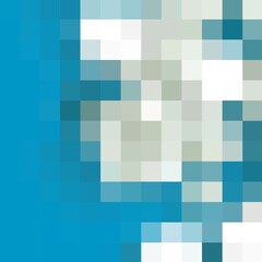 Blue geometric design element. Vector illustration in polygonal style. Pixel. eps 10