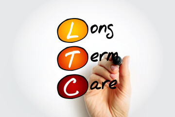 LTC Long Term Care - variety of services designed to meet a person's health or personal care needs...