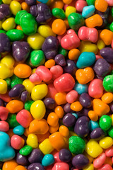 Fototapeta na wymiar Sugary Sweet Rainbow Nerdy Candy