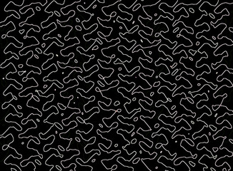 Fototapeta premium black and white seamless pattern