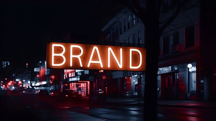 Brand neon Sign