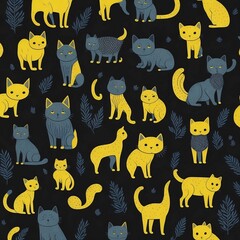 Cats pattern