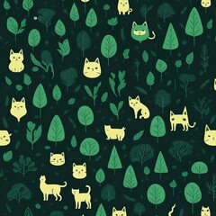 Cats pattern