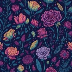 Roses pattern