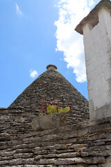 Fototapeta na wymiar The famous Trulli in the Old Town of Alberobello, Puglia, Italy - UNESCO heritage