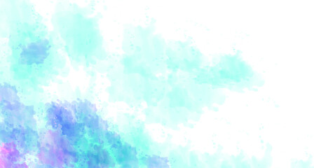 Abstract watercolor cloudy texture effect hand brush background