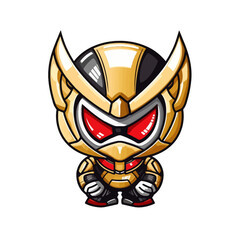 A Tokusatsu hero charges into battle in this stunning vector artwork, ready to face any challenge that comes their way.