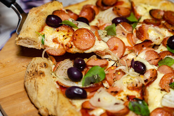 Traditional Brazilian-style roast in a wood-fired oven