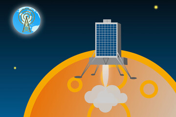 月面着陸船 © kudoh