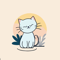 cute cat sweety smilley