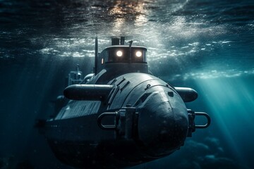 The Nautilus submarine led by Captain Nemo launches an attack. Generative AI