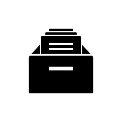 Archive icon vector. archive storage icon vector. folders icon.