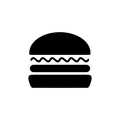 Burger icon vector. hamburger logo icon. fast food icon