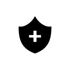 Health insurance icon vector. medical insurance icon