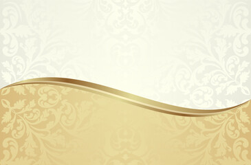 decorative background with floral pattern