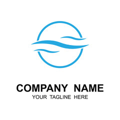 creative company logo design, brand company logo with slogan template