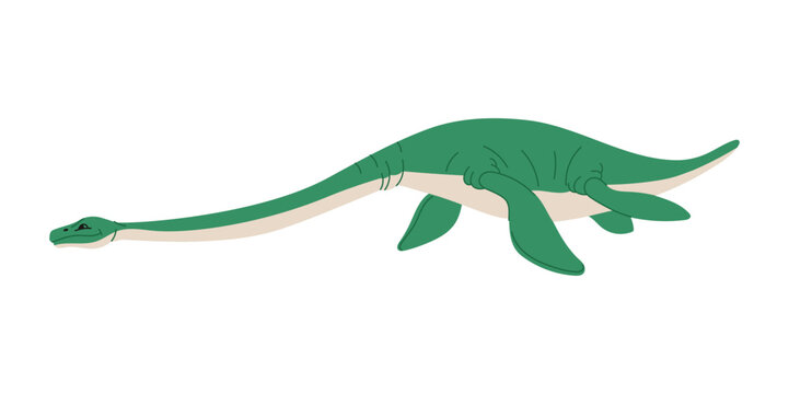 Amphibian Erythrosuchids large basal dinosaur cartoon character. Vector archosaur form carnivores diapsid reptile. Prehistoric animal of Jurassic period