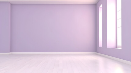 Fototapeta premium empty room with purple wall mockup