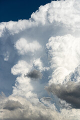 blue sky with clouds
