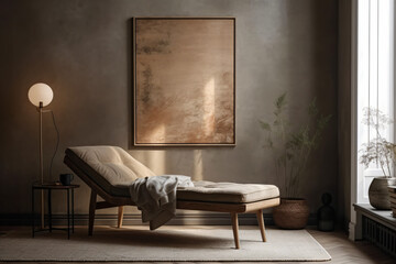 interior design, poster mockup, 