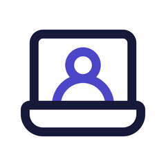 online support line color icon
