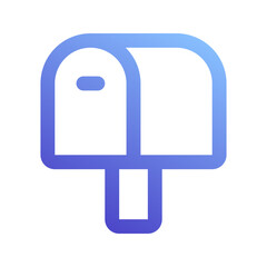 mailbox gradient icon