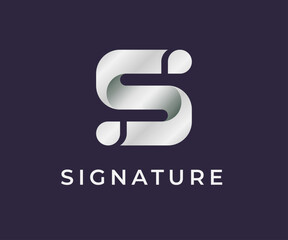 monogram geometric logotype letter S Vector Template Abstract Monogram Symbol . S Letter Usable for Best modern, business, company, corporate, premium,