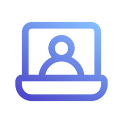 online support gradient icon