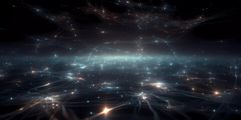 Nebula cosmic galactic background