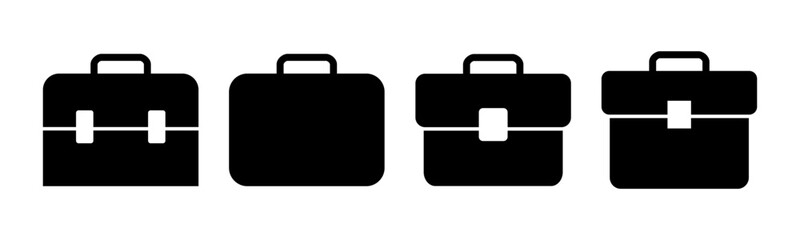 Briefcase icon vector illustration. suitcase sign and symbol. luggage symbol.