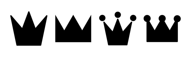 Crown icon vector illustration. crown sign and symbol