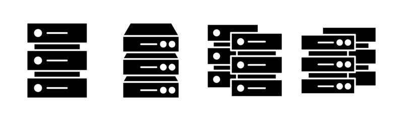 Database icon vector illustration. database sign and symbol