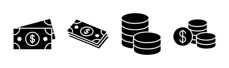 Money icon vector illustration. Money sign and symbol