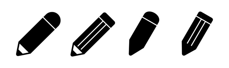 Pencil icon vector illustration. pen sign and symbol. edit icon vector