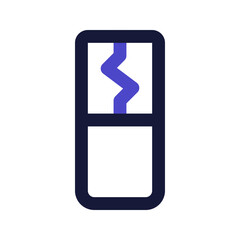 chewing gum line color icon