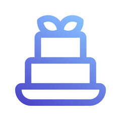 cake gradient icon