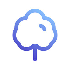 cotton candy gradient icon