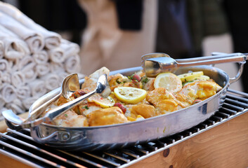 baked fish dish