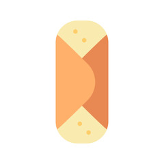 cannoli flat icon