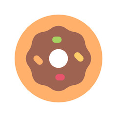 donut flat icon