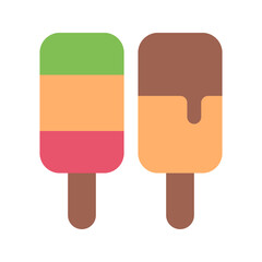 ice cream flat icon