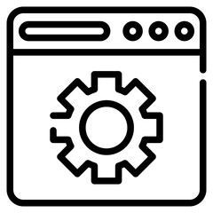 Obraz premium Web Development Icon