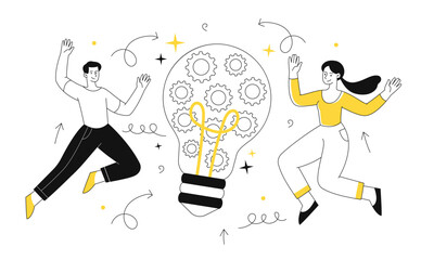 Creative idea concept