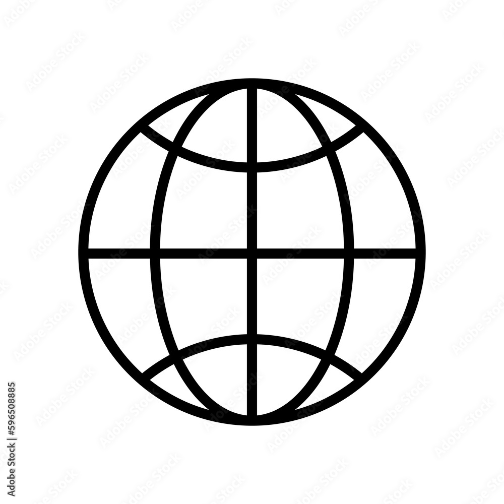 Poster earth icon vector. web sign for mobile app and site..eps