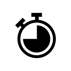  Stopwatch Symbol Icon Vector Design Illustration on white background..eps