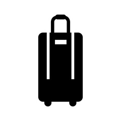  Suitcase Icon Vector Design Illustration on white background 