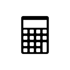 Calculator icon vector. calculate sign for app and site..eps